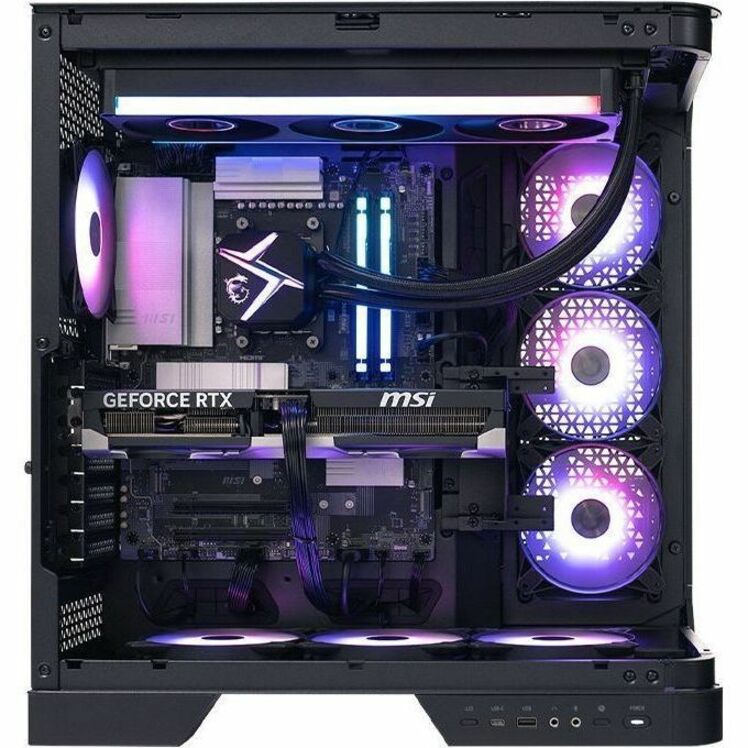 MSI Vision ZS Vision Elite ZS 9NVZ-1481US Gaming Desktop Computer - AMD Ryzen 9 9950X3D - 64 GB - 2 TB SSD - Black MSI Vision ZS Vision Elite ZS 9NVZ-1481US Gaming Desktop Computer - AMD Ryzen 9 9950X3D - 64 GB - 2 TB SSD - Black